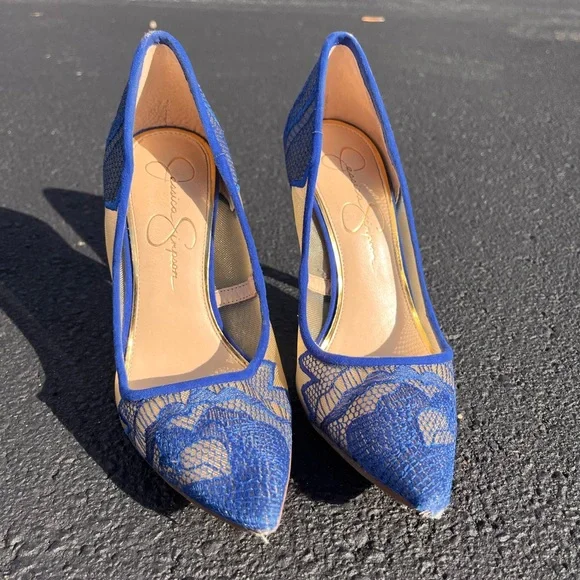 Jessica simpson lace heels hotsell